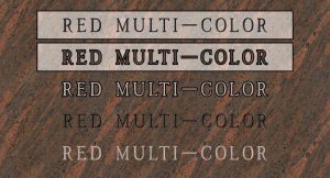 Red Multi-Color - Quarry Location: India